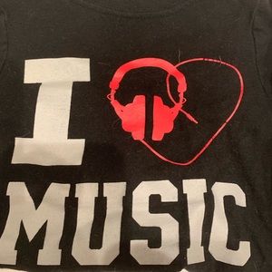 Black long sleeve boys shirt